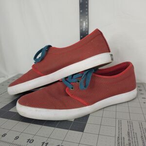 Dekline Men's River Skate Shoe Red Sand Chevron Mens 9.5M